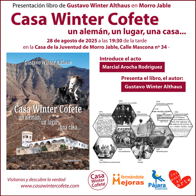 Cartel presentacion libro en Morro Jable 2025 08 28 LR